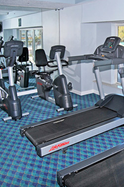 Fitness room at Windy Hill Dunes